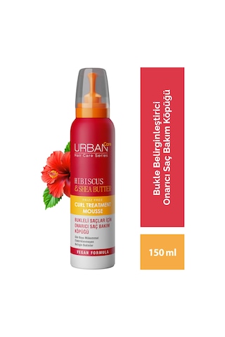 Urban Care Curl Hibiscus & Shea Butter Onarıcı Saç Köpüğü 150 ML
