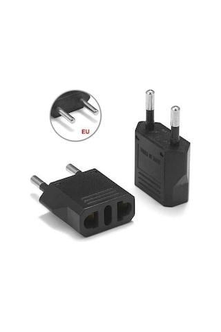 Kyrotech Amerikan Fiş Çevirici, Tip C Priz Dönüştürücü, Seyahat Adaptörü, Abd İngiliz Fişini Avrupa/türkiye 220v Prizine Çevirici, 6a 1600w Maks Güç, A Kalite Sıkı Geçme