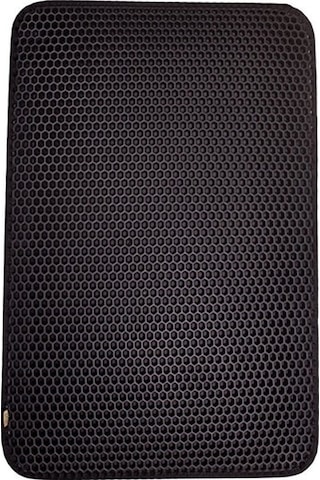 Cattie Altıgen Model Kum Toplayıcı Fonksiyonel Kedi Paspası Large Siyah 50x75 Cm