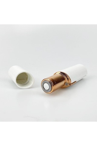 Moveevo Kadınlar İçin Şarj Edilebilir Tıraş Makinesi, Elektrikli Tıraş Makinesi, Beyaz Şarj Edilebilir + Bir Tıraş Başlığı