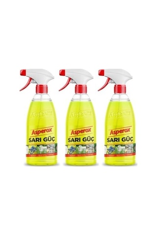 Asperox Ultra Sarı Güç Yağ Sökücü 1 Lt X3 Adet 3'lü Set