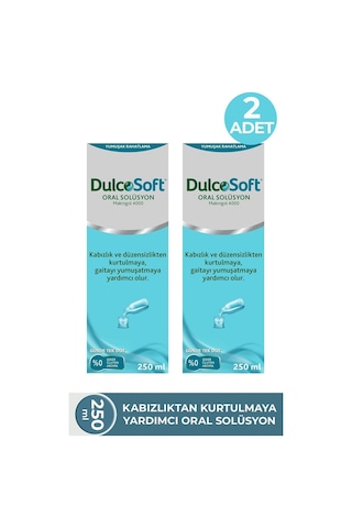 Dulcosoft Oral Solüsyon Makrogol 4000 250 Ml 2 Adet