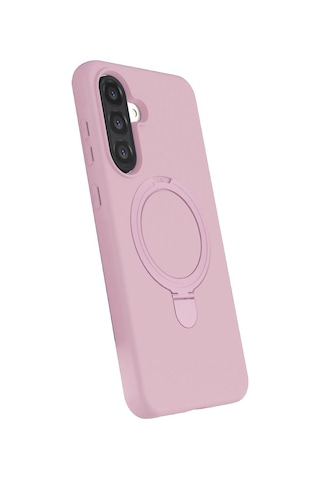 Samsung Galaxy A36 Regal Magsafe Standlı Kapak - Açık Pembe