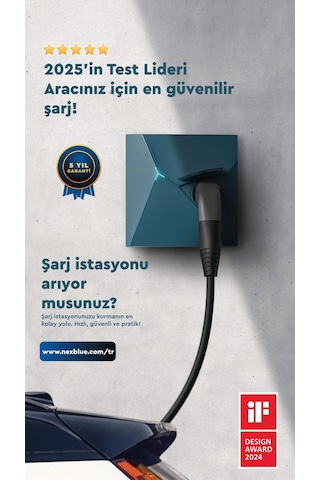 Nexblue Duvar Tipi 22 KW Duvar Tipi Şarj İstasyonu