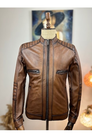 Always Leather Usta Ellerden Çıkan Efsane Hakiki Deri Mont 1803340003 Kahverengi