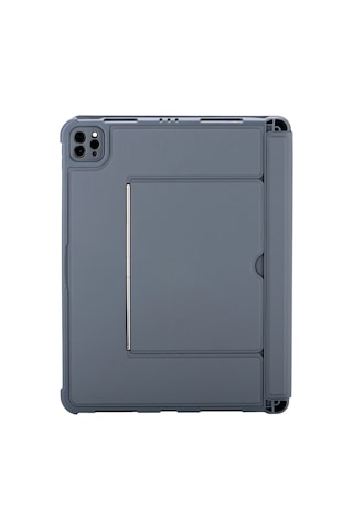 Newface - 188 - T5504d iPad Uyumlu Pro 11 2024 Kılıf Palermo Ledli Klavyeli Standlı Tablet Kılıfı - Shophnrl - - Siyah