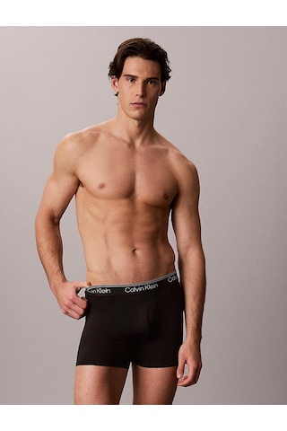 Calvin Klein Erkek 3'lü Brief Boxer Seti-15041 Siyah