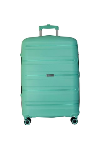 Vegmann Polipropilen Pp Atlas Su Yeşili Orta Boy Valiz Su Yeşili