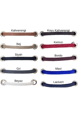 120 Cm Yassı Mumlu Bağcık