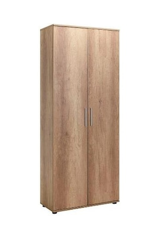 Adore Porto 10 Raflı Kapaklı Geniş Ayakkabılık Açık Ceviz Tori 76 187 36cm Shc-529-tt-2
