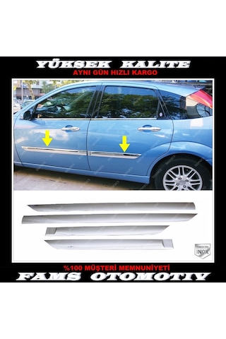 Ford Focus 1 Krom Yan Kapı Çıta 4 Kapı 1998-2005 P.çelik