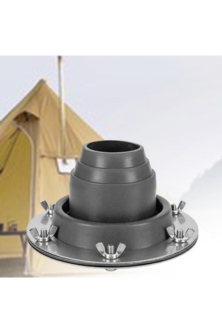 Homyl Çadır Için Soba Krikosu Esnek Çatı Tipi Seyahat Gri Gri