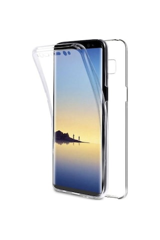 Samsung Galaxy Uyumlu Note 8 360 Derece Kilif Kristal Silikon Seffaf (304619757) 304619757
