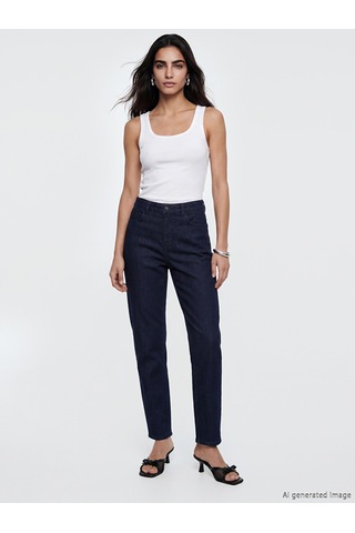 Lcw Grace Mavi Straight Fit Kadın Jean Pantolon