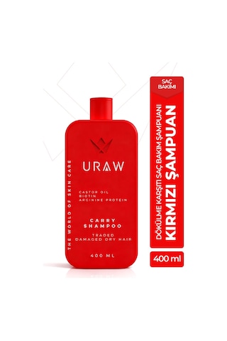 Uraw Carry Yoğun Saç Dökülmesine Karşı Bakım Şampuanı 400 ML