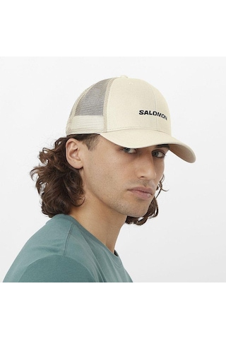 Salomon Lc2524800 Trucker U Erkek Şapka Krem