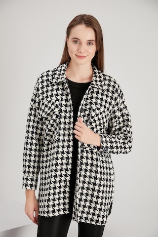 Alexander Gardi Alexandergardı Desenli Oversize Ceket (B21-200206)