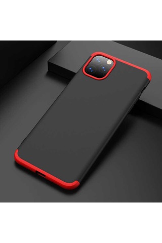 Apple Uyumlu iPhone 11 Pro Max Kılıf Zore Ays Kapak-Siyah