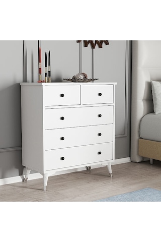 Moxen Mobilya S11 Beyaz Şifonyer