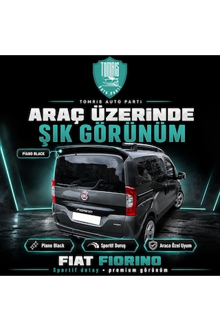 Fiat Fiorino-nemo-bipper Piano Black Spoiler