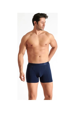 Hepsine Rakip 5 Li Tutku Pamuklu Likralı Elastan Erkek Boxer 0114 Lacivert
