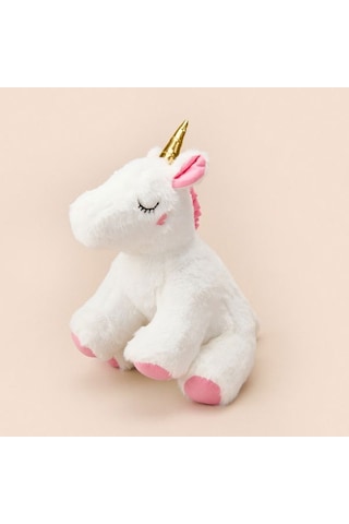 Evidea Soft Unicorn Figürlü Yastık - Beyaz - 25x32 Cm Beyaz