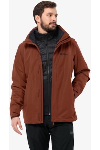 Jack Wolfskin Luntal 3in1 Erkek Kahverengi Mont 1116251-2503