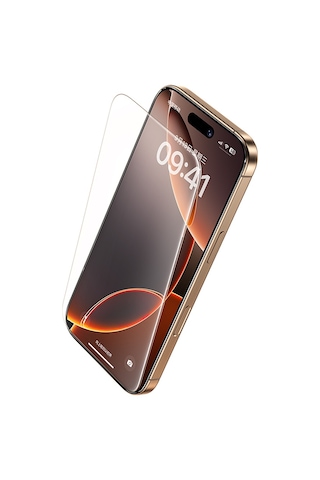 Apple Uyumlu iPhone 16 Pro Max Benks 0.3mm Invisiwarrior Ekranı Tam Kaplayan Full Şeffaf Ekran Koruyucu