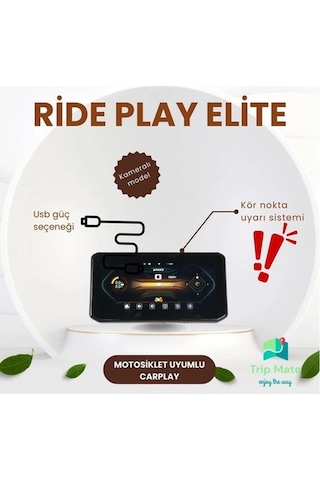 Ride Play Elite Kameralı Motosiklet Carplay Ve Android Auto
