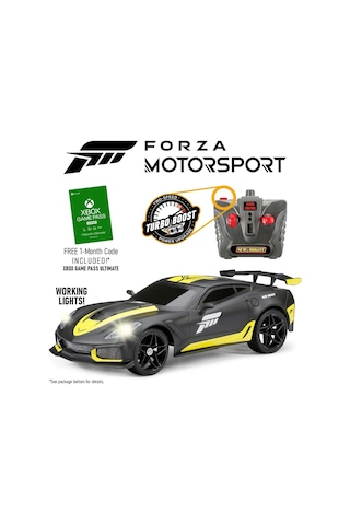 New Bright 1:16 Rc Forza Motorsport 2.4 Ghz. Işıklı Usb Şarj Corvette Zr1 Siyah Çok Renkli