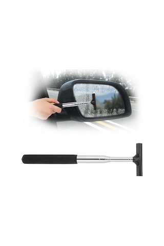 Teleskopik Mini Cam Çekeceği 98 Cm Uzayabilir Cam Ve Ayna Temizleyici, Araç, Ev, Akvaryum Ve Duş Camları İçin Uygun Silecek, Asorti Renk