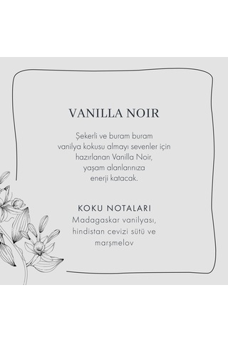 Bella Maison Vanilla Noir Oda Kokusu 250 ML