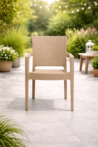 Novussi Paris Rattan Koltuk 4'lü Paket Cappuccino