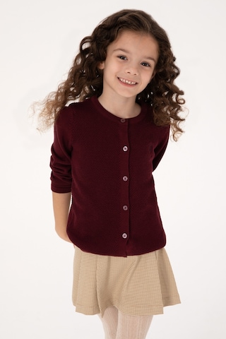 U.s. Polo Assn. Kız Çocuk Plum Hırka Triko 50316292-vr177 New Plum