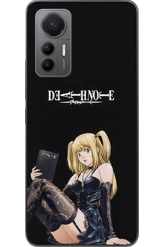 Xiaomi Mi 12 Lite Uyumlu Şeffaf Kılıf Death Note 3 Tasarımlı