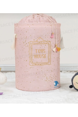 Bebek Yuvarlak Torbalı Oyuncak ve Kirli Sepeti