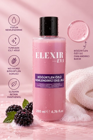 Böğürtlen Özlü Nemlendirici Duş Jeli 200 Ml