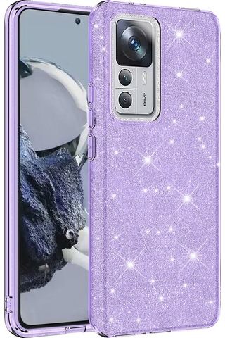 Xiaomi Uyumlu Mi 12t Pro Kılıf Zore Parıltılı Simli Shining Silikon