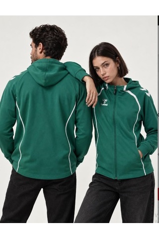 Hummel Target Zip Hoodie Yeşil