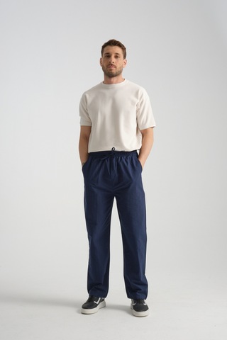 Redline Era Baggy Fit Yazlık Rahat İnce Pantolon Lacivert