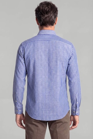 Bisse Regular Fit Erkek Uzun Kol Keten Lacivert Gömlek Gmktn250002 36 K.mavi