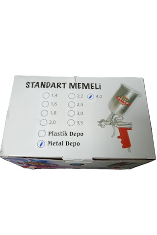 4 Numara Üstten Hazneli Metal Depolu Jelkot Tabancası