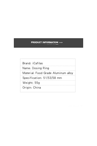 Wezone Alüminyum Kahve Tozu Dışarı Dağılmasını Önleyici Sabitleme Halkağı, 51mm Siyah, Magnetik Tutma Özelliği, Espresso Makinaları İçin Diğer