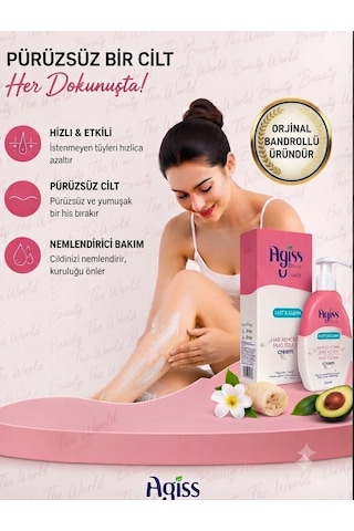 Agis Beauty Fast & Clean Tüy Dökücü Krem 250 ML