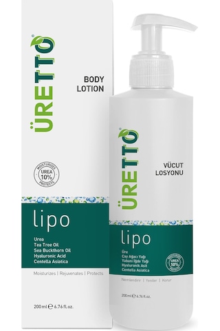 Üretto Lipo Vücut Losyonu 200 ML