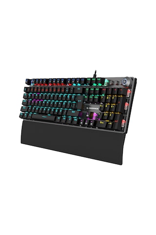 Rampage KB-R28 Blade Plus Red Switch Gökkuşağı Aydınlatmalı Mekanik Oyuncu Klavye