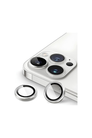 İphone 15 Pro / 15 Pro Max Uyumlu Safir Lens Çizilmez Dayanıklı Kamera Koruyucu