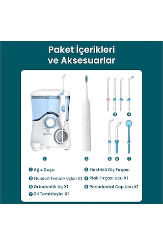 Npo Nicefeel FC163 Masajlı Ağız Duşu 600 ML