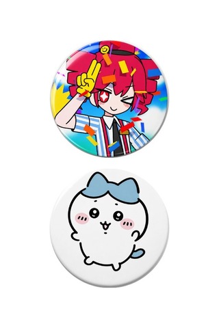 Trend-17 - 6'lı Anime Kawaii Rozet Seti Renkli Karakter Desenli Sevimli Broş Pin Çok Renkli