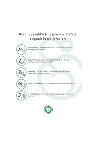 Bistyle 2'li Penye Babet Silikon Çemberli Çorap 30102 Hardal Beyaz Hardal
